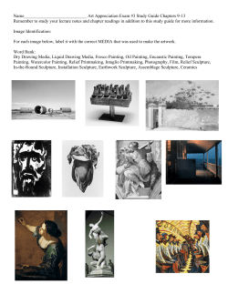 Name____________________________ Art Appreciation Exam #3