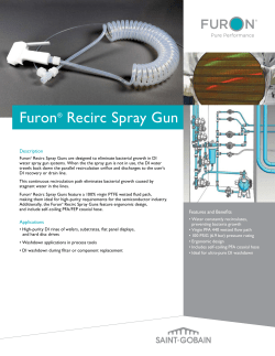 Furon&reg; Recirc Spray Gun - Saint