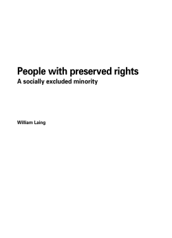 People with preserved rights