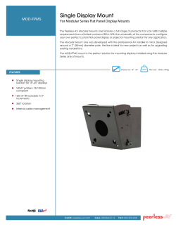 Sell Sheet - Peerless AV