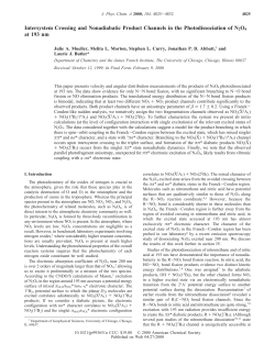 Intersystem Crossing and Nonadiabatic Product Channels in the