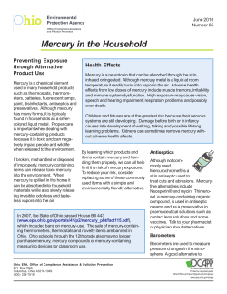 Mercury in the Household