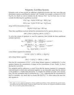 Polyprotic Acid