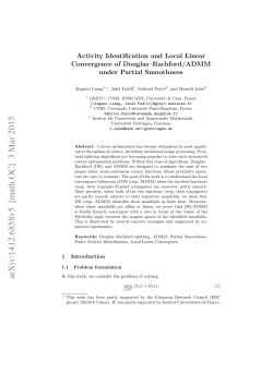 Activity Identification and Local Linear Convergence of Douglas
