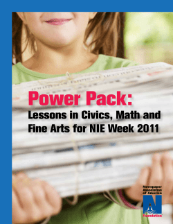 Lessons in Civics, Math and Fine Arts for NIE Week