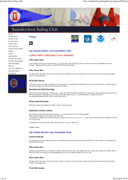 Saundersfoot Sailing Club