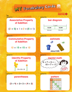 Chapter 6 Vocabulary Cards