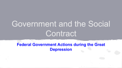 Government and the Social Contract