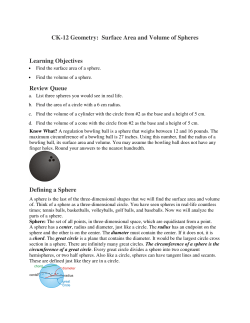 CK-12 Geometry: Surface Area and Volume of Spheres