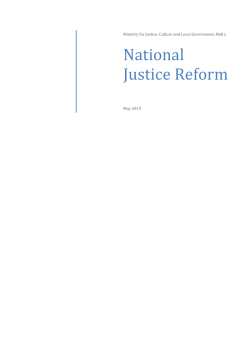 National Justice Reform
