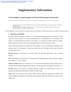 Supplementary Information. - Royal Society of Chemistry