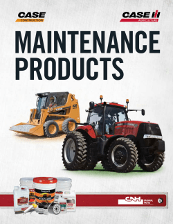 MAINTENANCE PRODUCTS