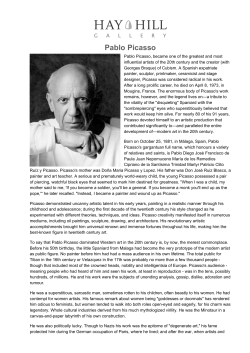 Pablo Picasso - Hay Hill Gallery