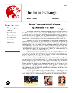 The Foran Exchange - Milford Public Schools