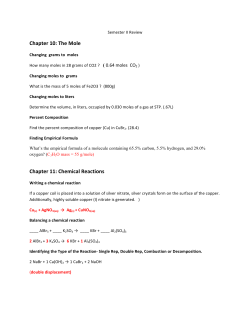 Semester II Review