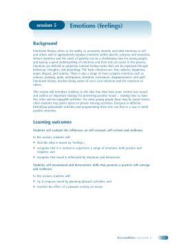 Emotions (feelings)