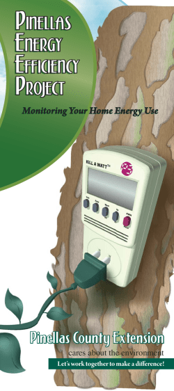 Kill-a-Watt - Pinellas County Extension