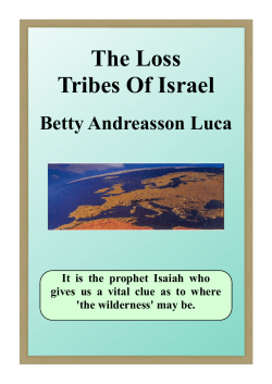 The Lost Tribes of Israel