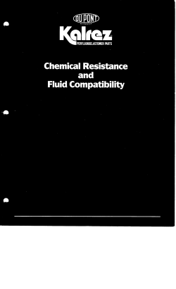 Kalrez - Chemical Resistance and Fluid Compatability for O