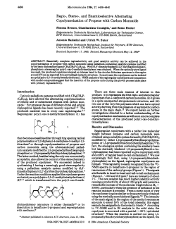 Regio-, Stereo-, and Enantioselective Alternating Copolymerization