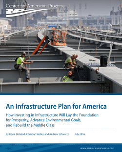 An Infrastructure Plan for America