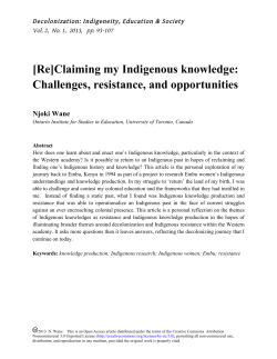 this PDF file - Decolonization: Indigeneity, Education
