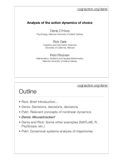 Outline - Timely COST