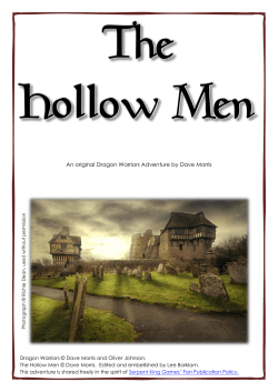 The Hollow Men - The Cobwebbed Forest