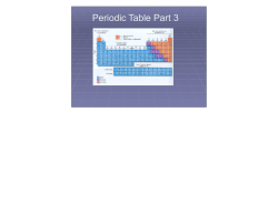 Periodic Table Part 3 KN