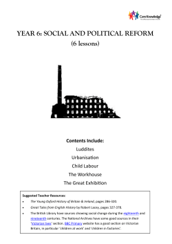 Social Reform - Core Knowledge UK