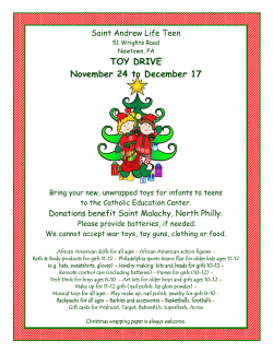 Life Teen Toy Drive 2013 - SR (Read-Only)