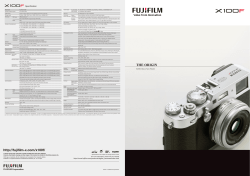 Fujifilm X100F Catalogue