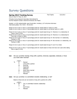 Survey Questions