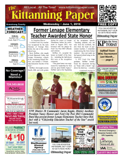 Former Lenape Elementary Teacher Awarded