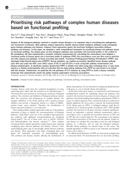 Prioritising risk pathways of complex human diseases