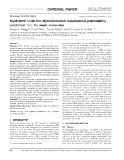 MycPermCheck: the Mycobacterium tuberculosis permeability