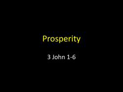 Prosperity - Kum Yan Methodist Church