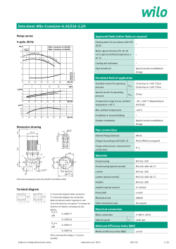 Data sheet: Wilo-CronoLine-IL 65/210-2,2/4