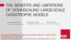 the benefits and limitations of downscaling large
