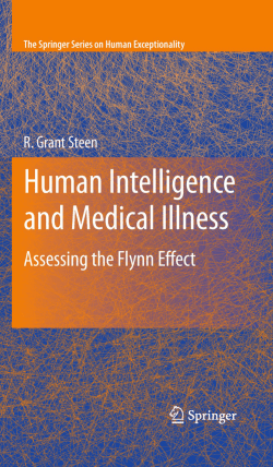 Human Intelligence and Medical Illness: Assessing the Flynn Effect
