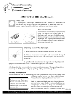 how to use the diaphragm - The Austin Diagnostic Clinic