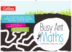 the excitinG new whole-school primary maths proGramme ensurinG