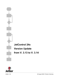 JetControl 24x Version Update
