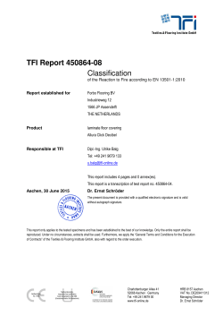 TFI Report 450864-08 Classification