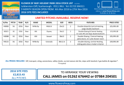 CALL JAMES on 01262 676442 or 07984 204501