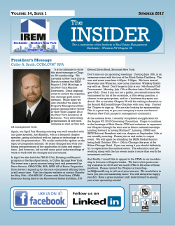 Summer 2017 - IREM Chapter 58