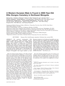 A western Eurasian male is found in 2000-year