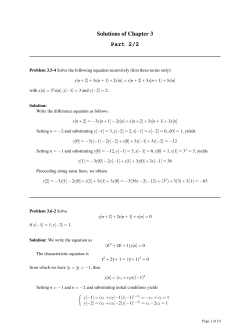 Solutions of Chapter 3 Part 2/2