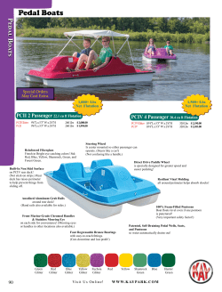 Pedal Boats - Kay Park Recreation
