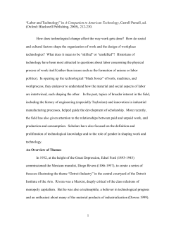 Labor and Technology